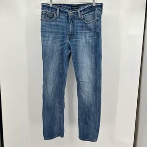 Lucky Brand Men's 410 Athletic slim Fit Straight Leg Jeans pockets size 33 / 32
